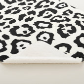 Cute Leopard Print Sherpa Deken (3/4)