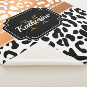 Cute Leopard Print Sherpa Deken (3/4)