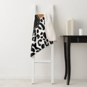 Cute Leopard Print Sherpa Deken (In situ)