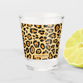 Cute Leopard Print Shot Glas