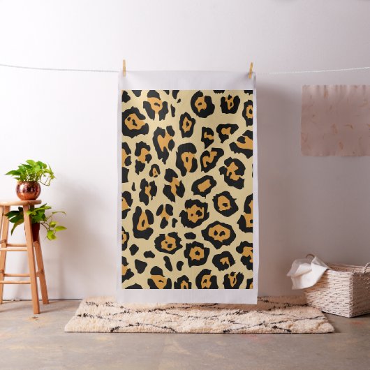 Cute Leopard Print Stof (Voorbeeld)