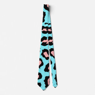 Cute Leopard Print Stropdas