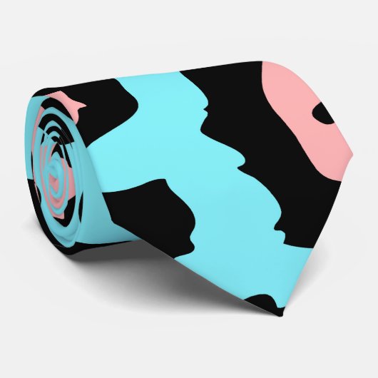 Cute Leopard Print Stropdas (Opgerold)