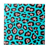 Cute Leopard Print Tegeltje (Voorkant)