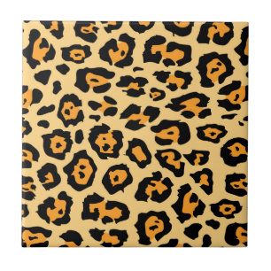 Cute Leopard Print Tegeltje