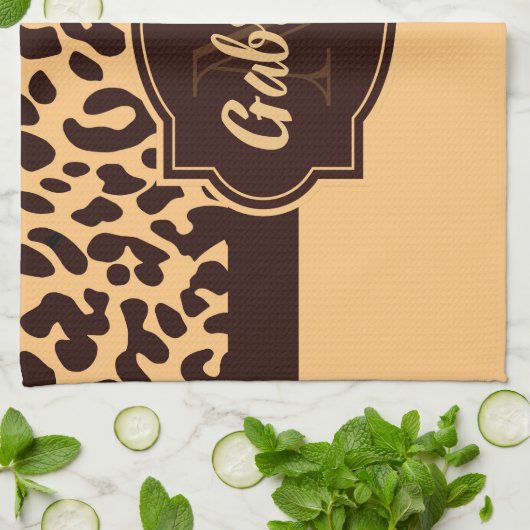 Cute Leopard Print Theedoek (Gevouwen)