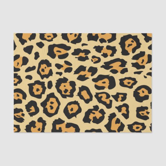 Cute Leopard Print Tissuepapier (Voorkant)