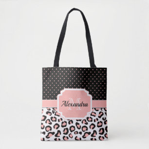 Cute Leopard Print Tote Bag