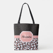 Cute Leopard Print Tote Bag (Achterkant)