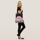 Cute Leopard Print Tote Bag (Op model)