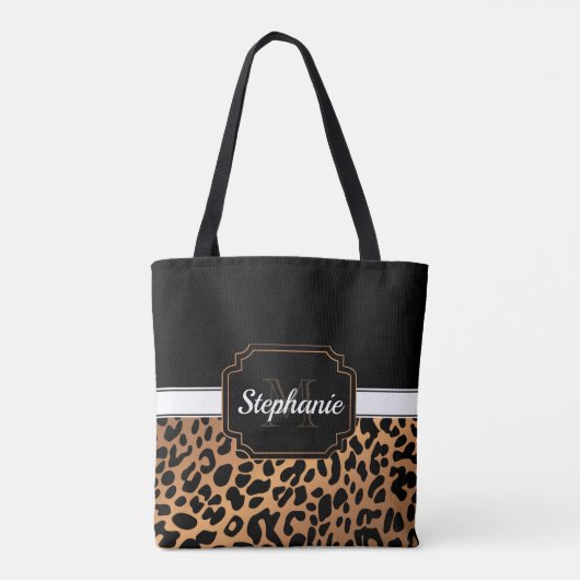 Cute Leopard Print Tote Bag (Achterkant)