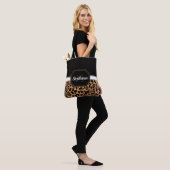 Cute Leopard Print Tote Bag (Op model)