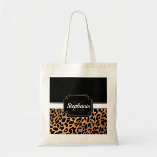 Cute Leopard Print Tote Bag