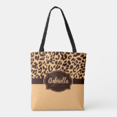 Cute Leopard Print Tote Bag (Achterkant)