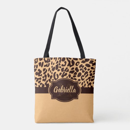Cute Leopard Print Tote Bag (Achterkant)