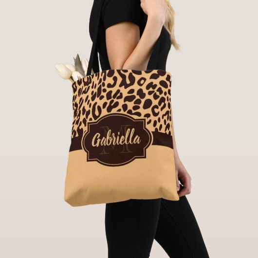 Cute Leopard Print Tote Bag (Dichtbij)