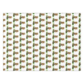 Cute leopard slapen in de cartoon afbeelding van d tafelkleed (Voorkant (Horizontaal))