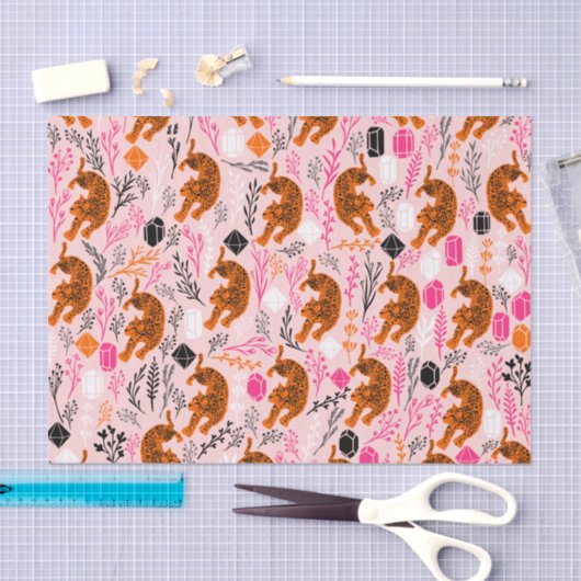 Cute Leopard-weefselpapier Tissuepapier (Craft)