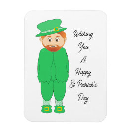 Cute Leprechaun Flexible Magnet Magneet