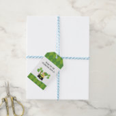 Cute Leprechaun Irish Bedankt voor de verjaardag Cadeaulabel (Met Touw)