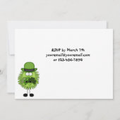 Cute Leprechaun Irish St Patrick's Day Birthday Kaart (Achterkant)