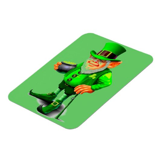 CUTE LEPRECHAUN magnet Magneet (Linkerzijde)