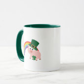 Cute Leprechaun Pig Mok (Voorkant links)