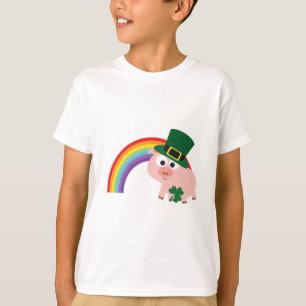 Cute Leprechaun Pig T-shirt