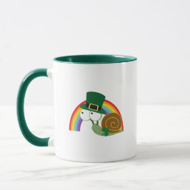 Cute Leprechaun Snail Mok