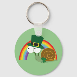 Cute Leprechaun Snail Sleutelhanger