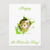 Cute Leprechaun St. Patrick's Day  Briefkaart (Voorkant)