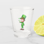 Cute leprechaun St Patricks Day Shot Glas (Voorkant)