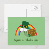 Cute Leprechaun St. Patrick's Day Slak Briefkaart (Voorkant / Achterkant)