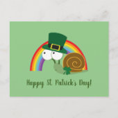 Cute Leprechaun St. Patrick's Day Slak Briefkaart (Voorkant)