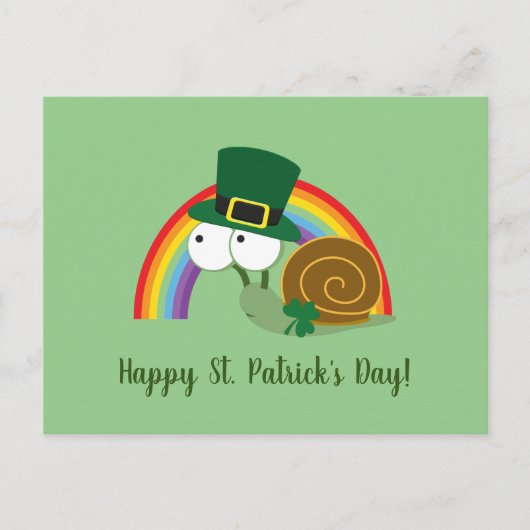 Cute Leprechaun St. Patrick's Day Slak Briefkaart (Voorkant)