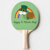 Cute Leprechaun St. Patrick's Day Slak Tafeltennisbatje (Voorkant)