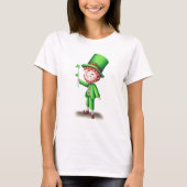Cute leprechaun St. Patrick's Day T-shirt (Voorkant)