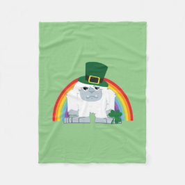 Cute Leprechaun Yeti Fleece Deken