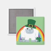 Cute Leprechaun Yeti Magneet (Voorkant / Achterkant)