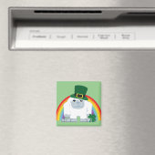 Cute Leprechaun Yeti Magneet (Insitu (Vaatwasser))