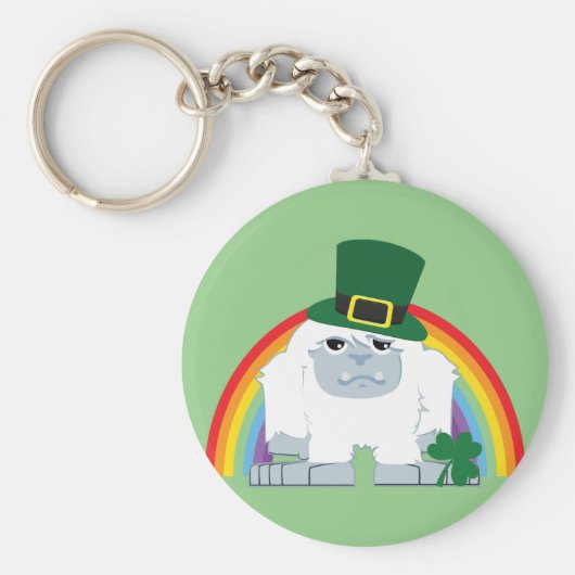Cute Leprechaun Yeti Sleutelhanger (Voorkant)