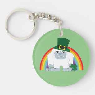 Cute Leprechaun Yeti Sleutelhanger