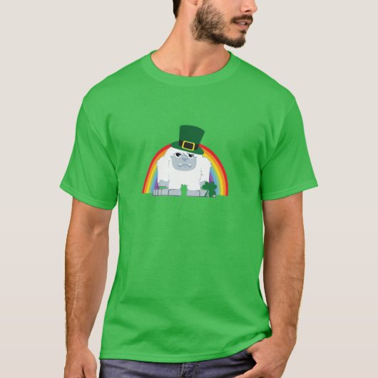 Cute Leprechaun Yeti T-shirt (Voorkant)