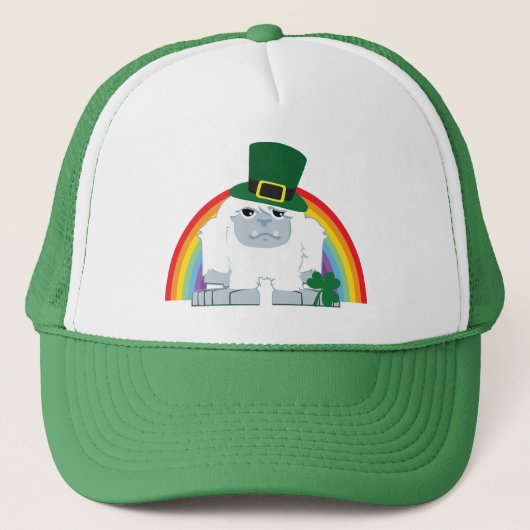 Cute Leprechaun Yeti Trucker Pet (Voorkant)