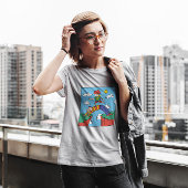 Cute leraar en student t-shirt