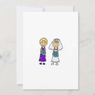 Cute Lesbian Brides Kaart