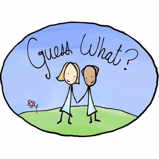 Cute Lesbian Couple Raad Fotobeeldje Ornament (Voorkant)