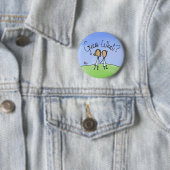 Cute Lesbian Couple Raad Ronde Button 5,7 Cm (In situ)