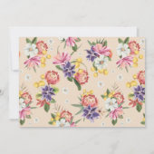 Cute Let's Get Wild Pink Oerwoud 1st Birthday Foto Kaart (Achterkant)