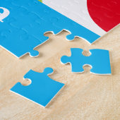 Cute Letter R Kinder Foto en naam Legpuzzel (Zijkant)